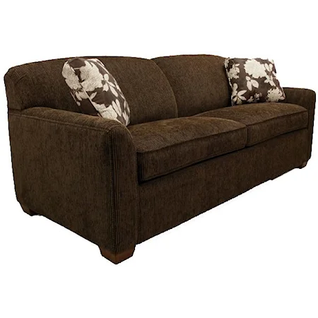 Queen Sleeper Sofa with Block Feet